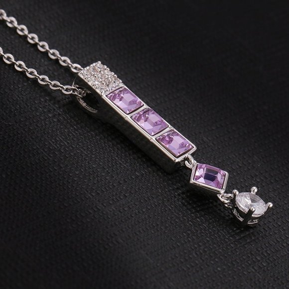 Gorgeous Swarovski Long Drop Necklace - Picture 2 of 16